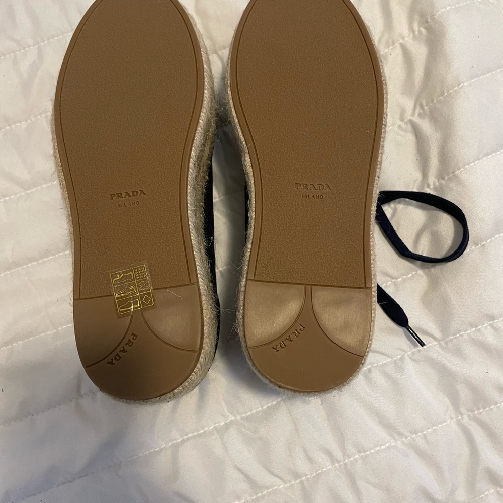 Prada sneaker canvas wedge - Picture 3 of 5